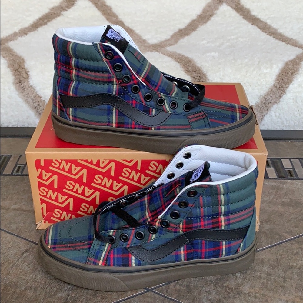 VANS SK8-Hi REISSUE TARTAN GUM BLACK/CLASSIC WMNS